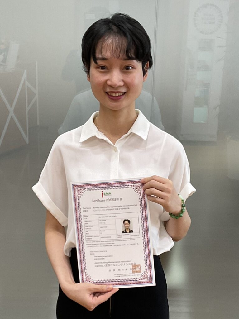 ビルクリーニング特定技能2号合格者インタビュー FILE 3 - 公益社団